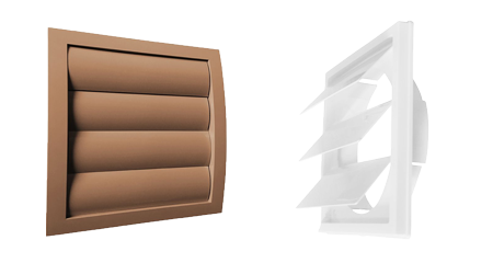 Overdrukroosters kunststof Overdrukroosters kunststof