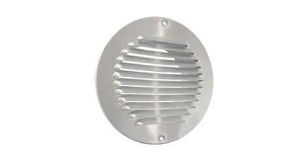 Ronde buitenlucht-roosters RVS Ronde buitenlucht-roosters RVS