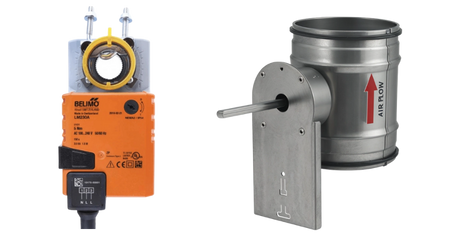 Servomotoren en regelkleppen SAFE