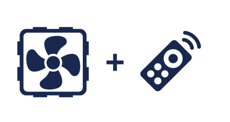 Mechanische ventilatie met afstandsbediening