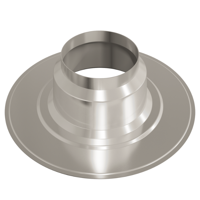 Ubbink Multivent 166 Plakplaat Voor Ventilatiepijp - Plat Dak afbeelding 1