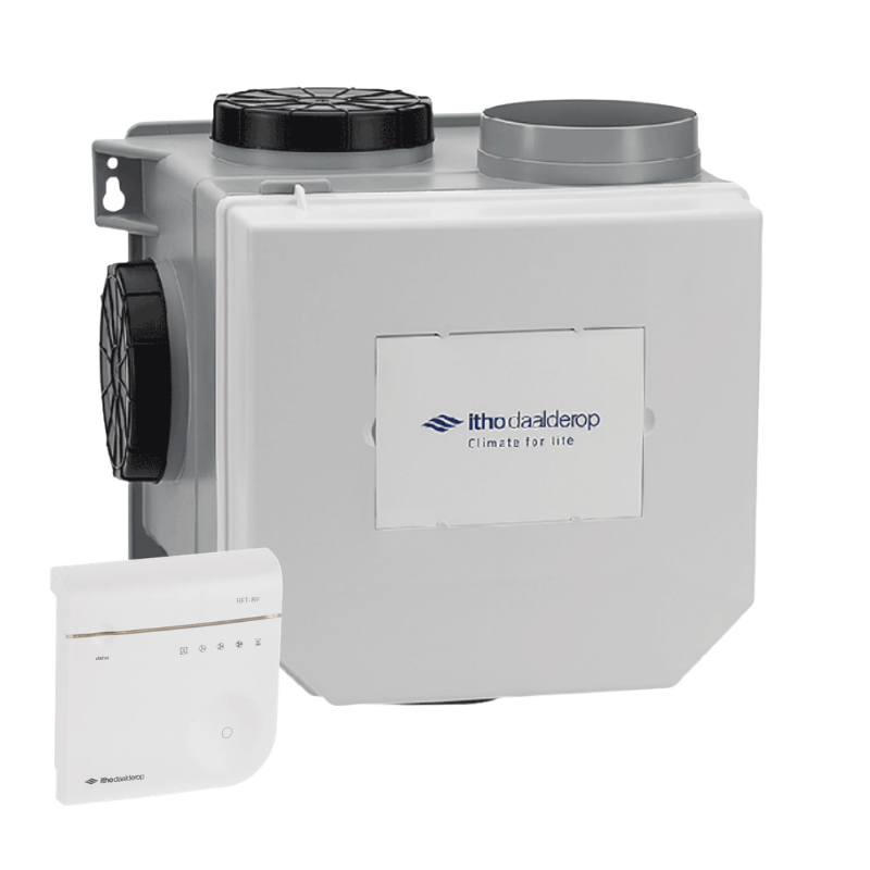 Itho Daalderop Optima Cve-s Eco He - Woonhuisventilator - 468 M3/h - Randaarde & Extra Per