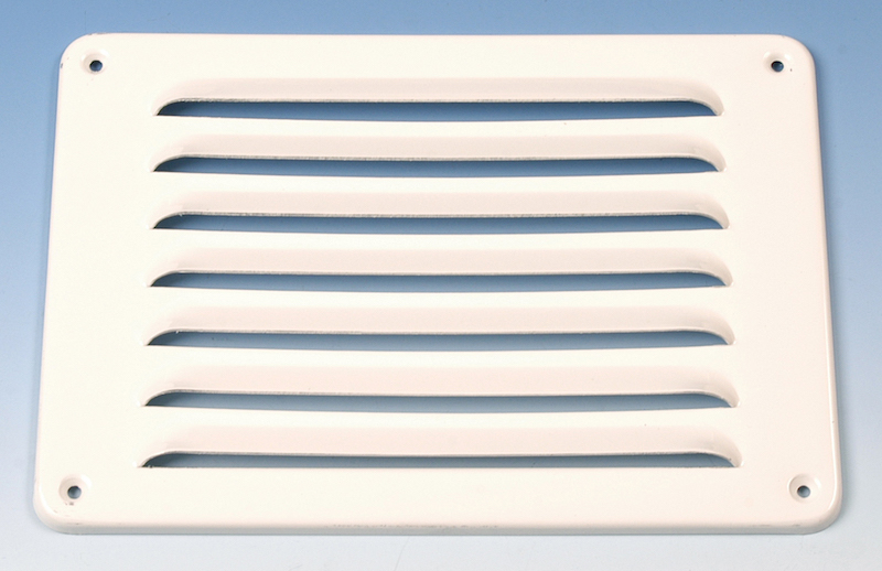 Aluminium Schoepenrooster Opbouw 215 X 150mm - Wit (1-2115w)