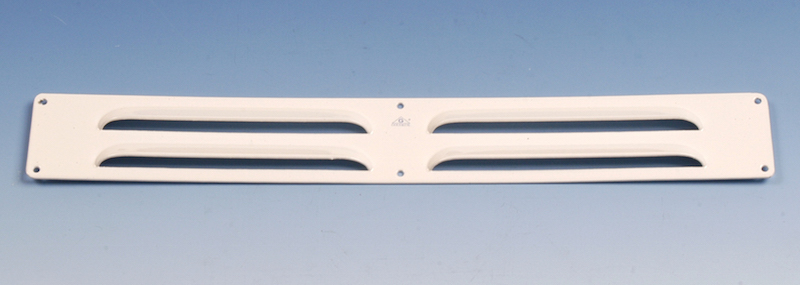 Aluminium Schoepenrooster Opbouw 300 X 40mm - Wit (1-3004w)