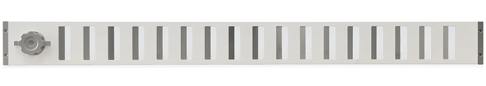 Aluminium Afsluitbaar Schuifrooster Opbouw 1000 X 90mm - Wit afbeelding 1