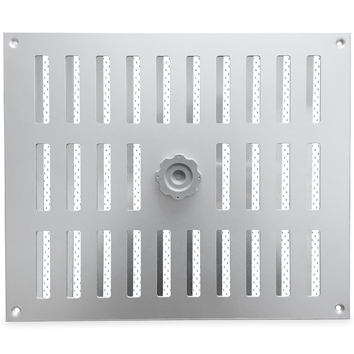 Aluminium Afsluitbaar Schuifrooster Opbouw 300 X 250mm - Alu afbeelding