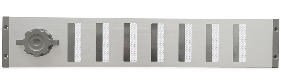Aluminium Afsluitbaar Schuifrooster Opbouw 500 X 90mm - Alu afbeelding 1