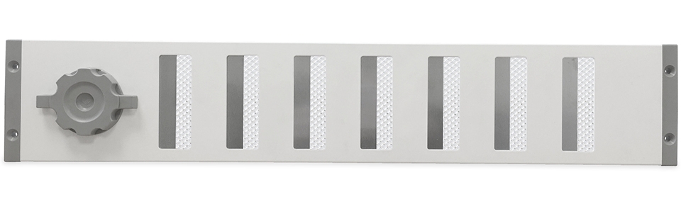 Aluminium Afsluitbaar Schuifrooster Opbouw 500 X 90mm - Wit afbeelding 1