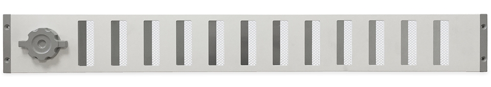 Aluminium Afsluitbaar Schuifrooster Opbouw 750 X 90mm - Wit afbeelding 1