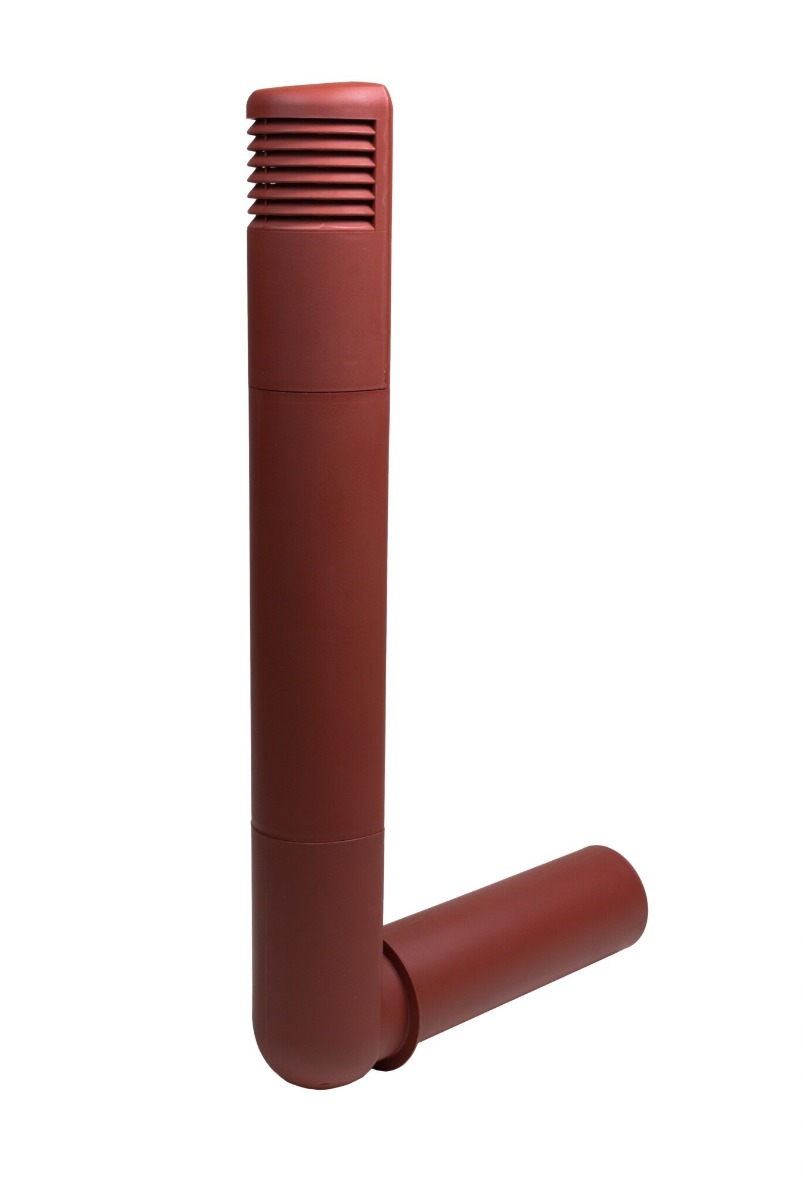 Ventilatieschacht Ross - Kelderventilatie - Ø 125mm Rood