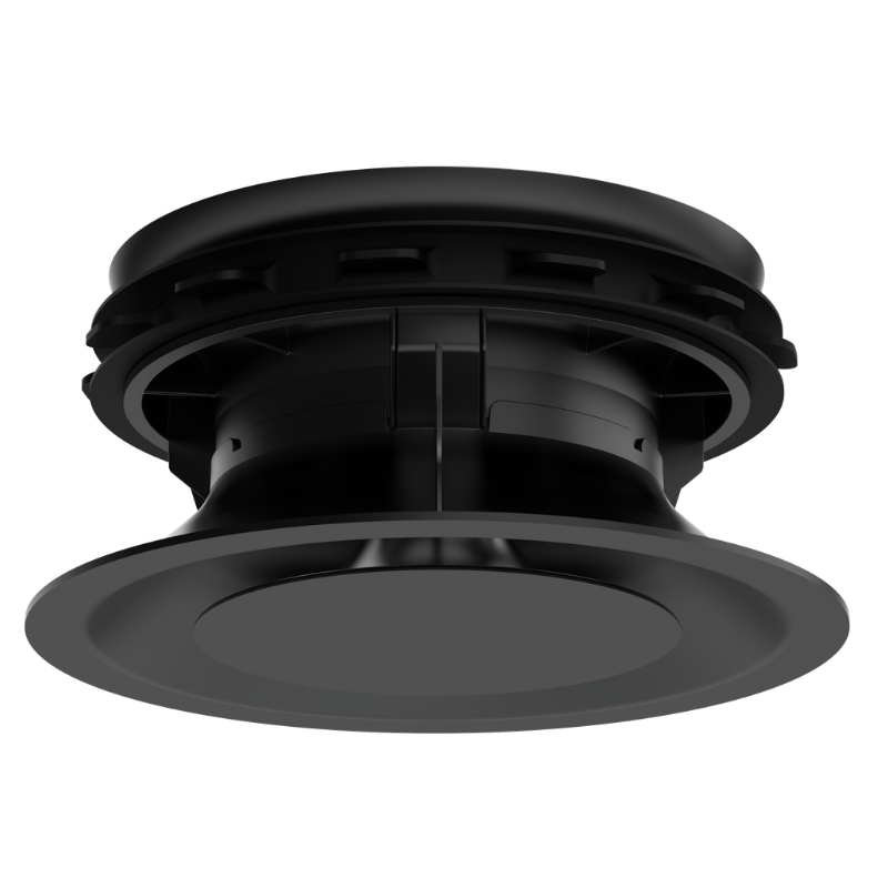 Pradovent - Trim - Ø 125mm Design Ventiel (toevoer & Afvoer) - Zwart