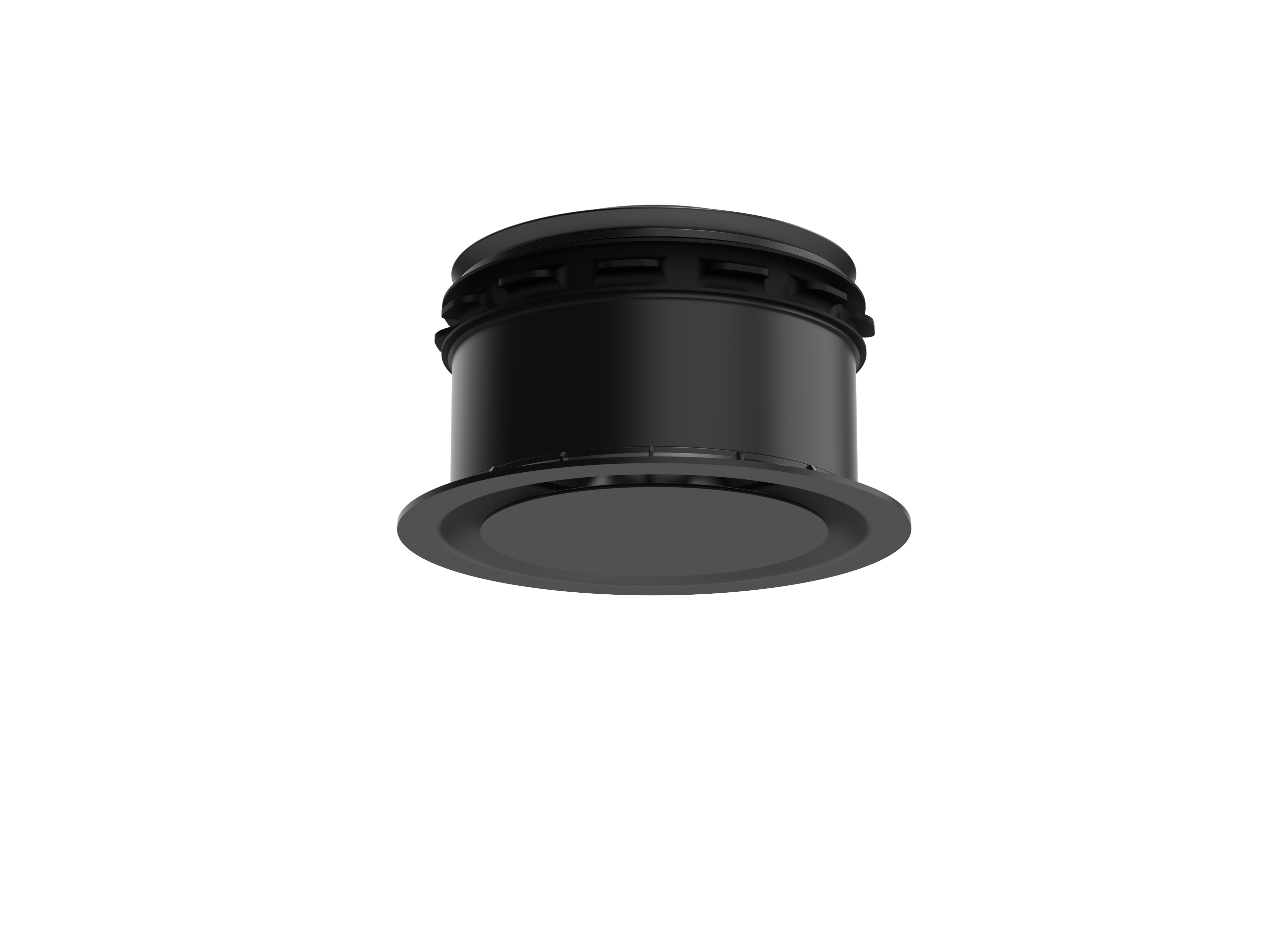 Pradovent - Trim - Ø 100mm Design Ventiel (afvoer) - 50 M3/h - Zwart