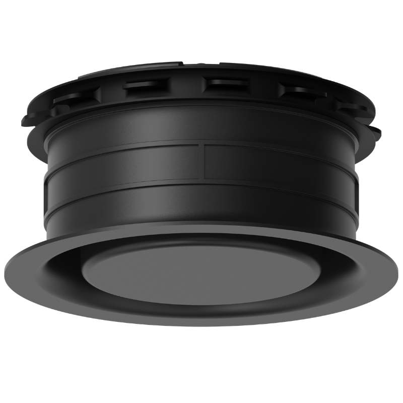 Pradovent - Trim - Ø 125mm Design Ventiel (afvoer) - Zwart