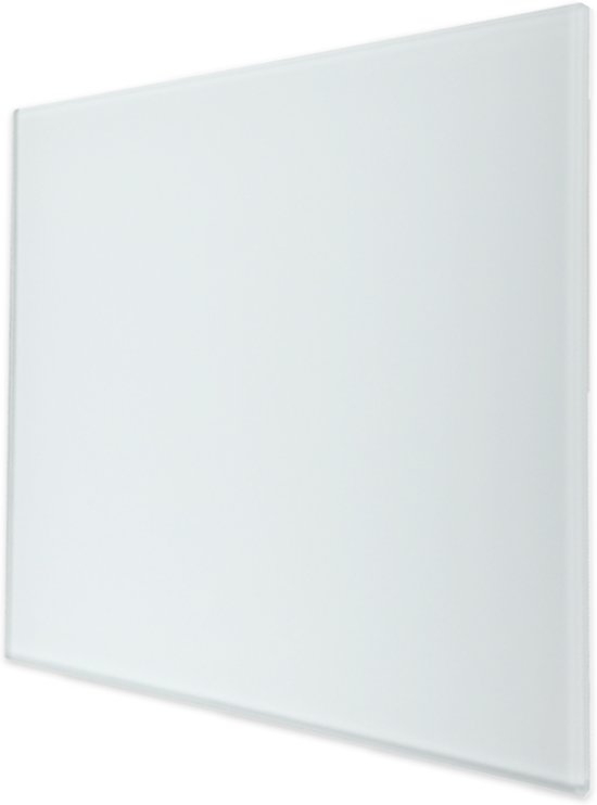 Design Ventilatierooster Vierkant (afvoer & Toevoer) Ø100mm - Vlak Glas - Mat Wit
