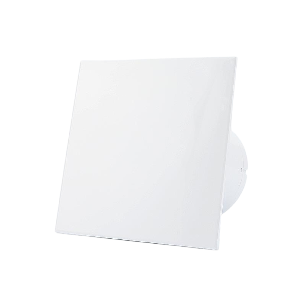 Whisper Pro-design Badkamerventilator - Ø125mm - Met Nalooptimer - Vlak Kunststof - Wit