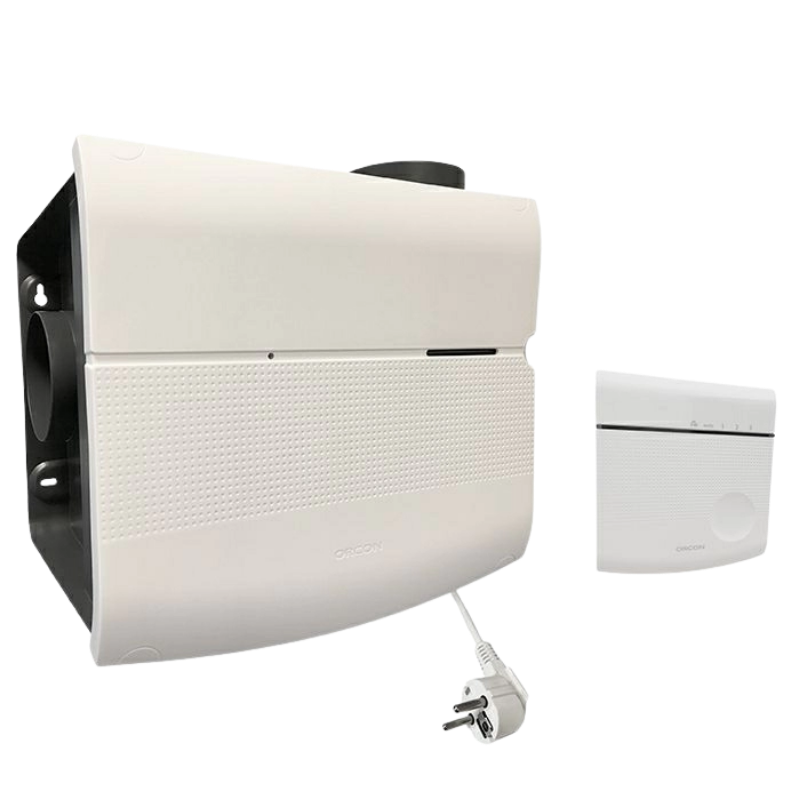 Orcon Mvs-15rhco2b Woonhuisventilator - 550 M3/h - Met Ingebouwde Vochtsensor - Met Rft Co