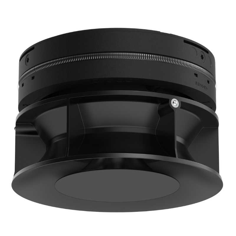 Pradovent -trimless- Instucbaar Ventiel (toevoer & Afvoer) - Ø 125mm - Zwart