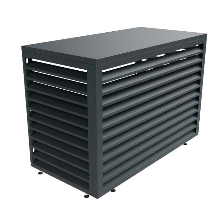 Aircover 1100 - Ral7016 - Luxe (airco) Buitenunit Omkasting - 110 X 80 X 54 Cm