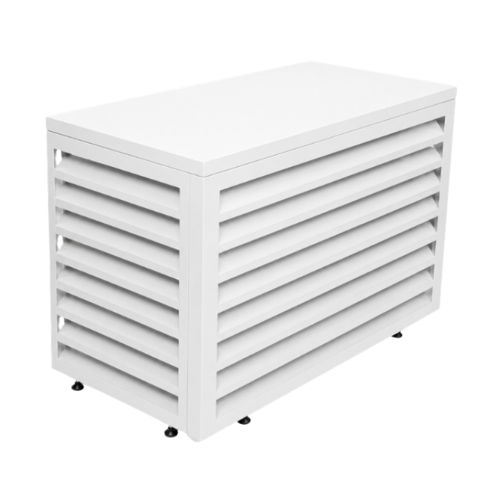 Aircover 900 - Ral9016 - Luxe (airco) Buitenunit Omkasting - 93 X 60 X 48 Cm