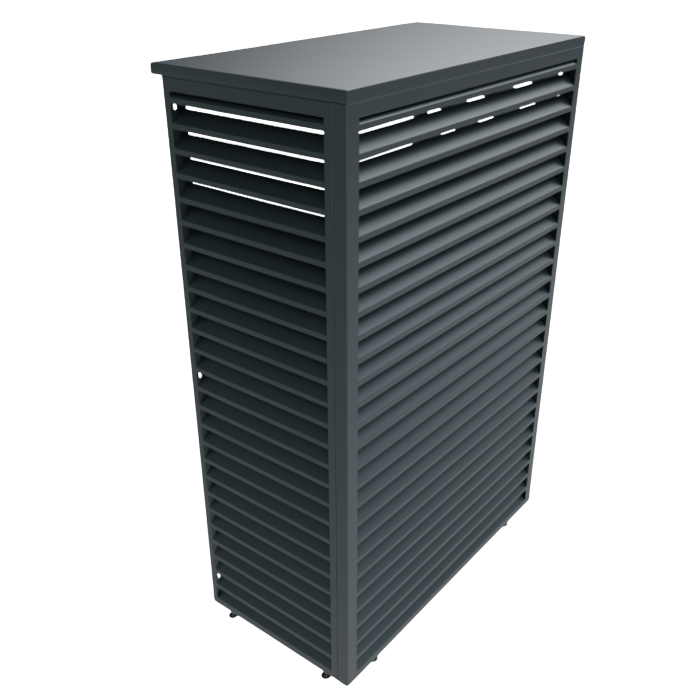 Aircover Sky - Ral7016 - Luxe (airco) Buitenunit Omkasting - 120 X 160 X 65 Cm