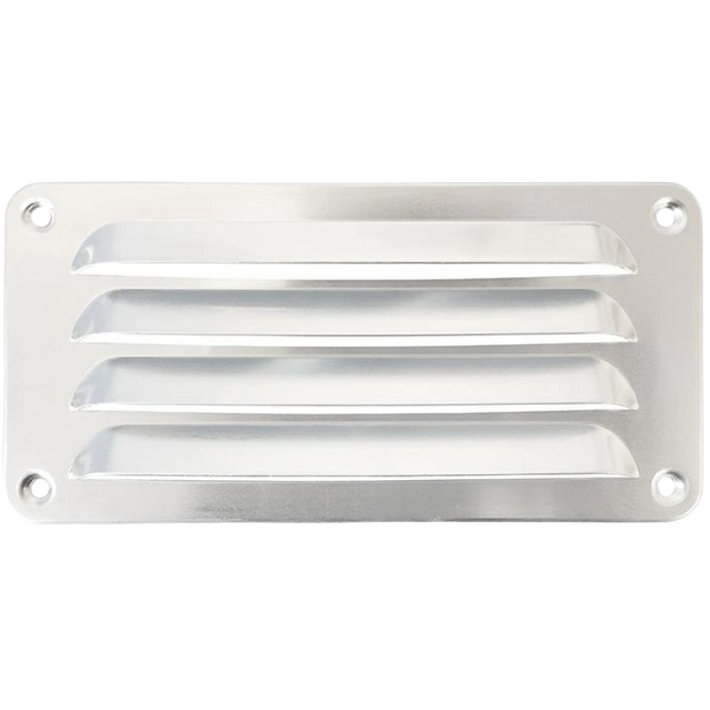 Aluminium Schoepenrooster Opbouw 180 X 90mm - Alu (1-1809a)