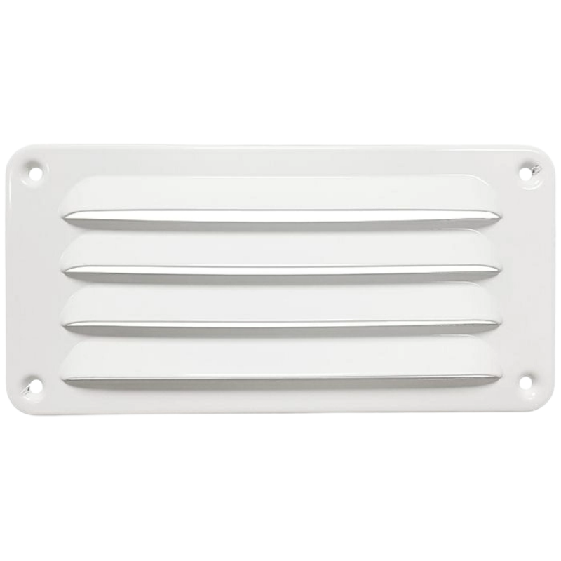 Aluminium Schoepenrooster Opbouw 180 X 90mm - Wit (1-1809w)
