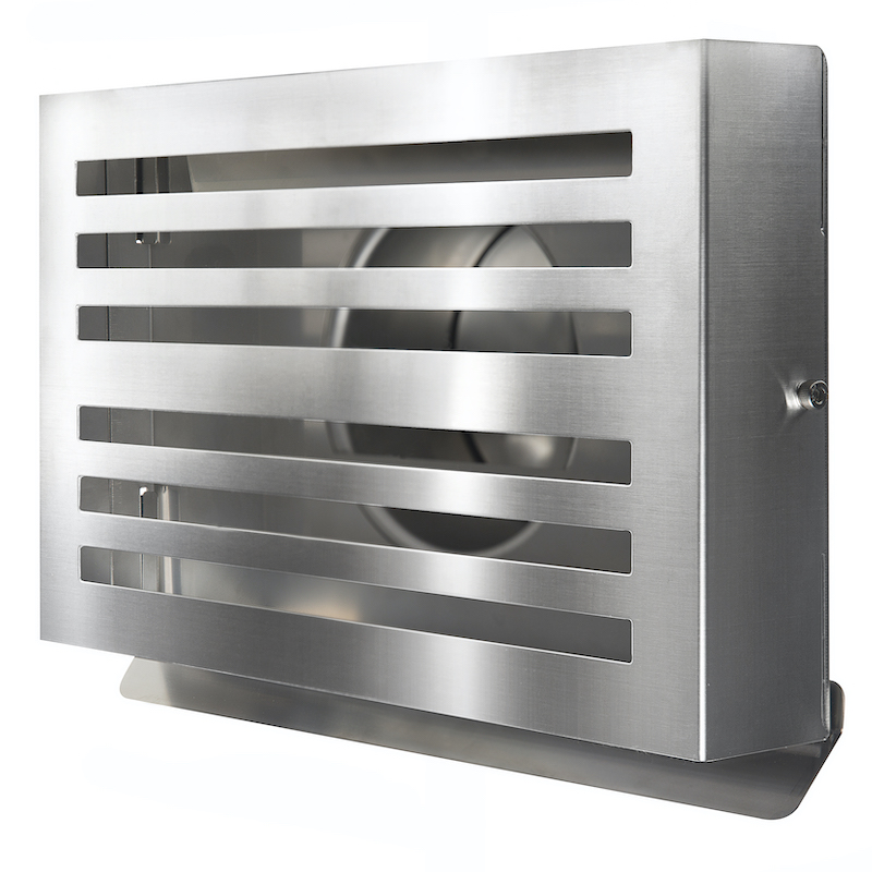 Design Gevelkap Premium Line -beta- Ø 160mm Met Grofmazig Gaas - Rvs