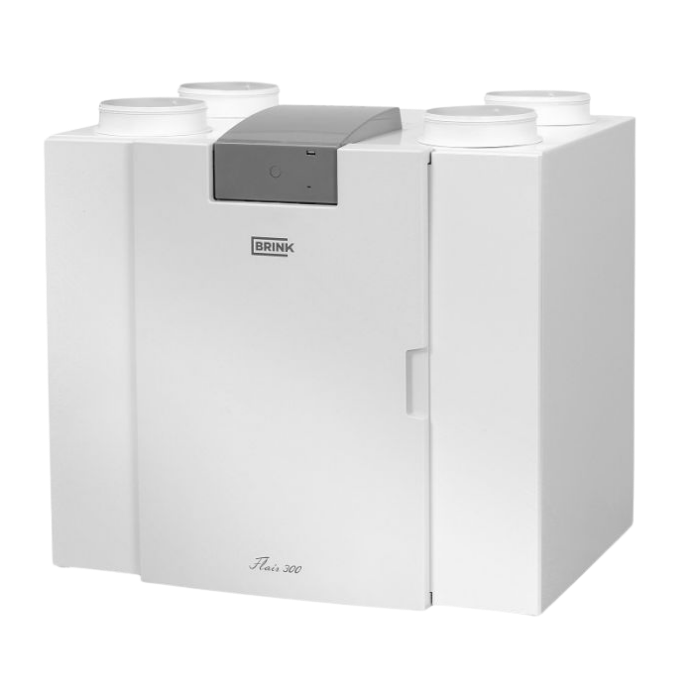 Brink Flair 300 Plus Wtw Unit - 2b/2o Linkeruitvoering - 300 M3/h