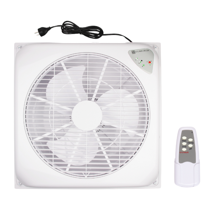 Ceilingflow Plafondventilator - 130m3/h - Wit - Met Afstandsbediening