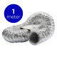 Flexibele ventilatieslang ongeïsoleerd - aluminium - Ø 180mm - lengte 1 meterthumbnail