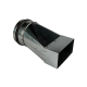 Verloopstuk Asymmetrisch rechthoekig 110 x 55mm naar rond Ø 100mm - Staal [Pro-C]thumbnail
