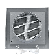 Kunststof overdrukrooster met vliegengaas, aansluiting 100mm - GRIJS thumbnail