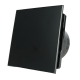 Whisper Pro-Design badkamerventilator - Ø100mm - met nalooptimer - vlak kunststof - mat zwart - zwarte ventilatorthumbnail