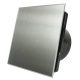  Whisper Pro-Design badkamerventilator - Ø125mm - aan/uit - RVS vlak - zwarte ventilatorthumbnail