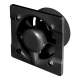 Whisper Pro-Design badkamerventilator - Ø100mm - met nalooptimer - vlak glas - glans zwart - zwarte ventilatorthumbnail Whisper Pro-Design badkamerventilator - Ø100mm - met nalooptimer - vlak glas - glans zwart - zwarte ventilatorthumbnail
