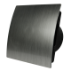 Whisper Pro-Design badkamerventilator - Ø125mm - met nalooptimer - kunststof - zilver - zwarte ventilatorthumbnail