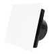 Whisper Pro-Design badkamerventilator - Ø125mm - met nalooptimer - vlak kunststof - wit - zwarte ventilatorthumbnail