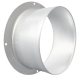 Toevoerventiel staal aansluitdiameter 80mm - WIT RAL 9016thumbnail