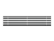 Instucbaar frameloos wandrooster - 210x50mm - t.b.v. kanaal 220 x 55mmthumbnail