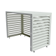 Aircover 1100 - RAL9016 - Luxe (airco) buitenunit omkasting - 110 x 80 x 54 cmthumbnail Aircover 1100 - RAL9016 - Luxe (airco) buitenunit omkasting - 110 x 80 x 54 cmthumbnail