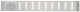 Aluminium afsluitbaar schuifrooster opbouw 500 x 150mm - Geanodiseerd (3-5015AA)thumbnail