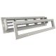 Brandwerend deurrooster 450 x 76mm (binnendeur toepassing)thumbnail