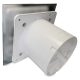 Pro-Design badkamer/toilet ventilator - MET TIMER (KW125T) - Ø125mm - RVS vlakthumbnail