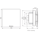 Renson Waves Badkamer/toilet ventilator - app gestuurd - geur, vocht en CO2 sensor - Ø 100/125mmthumbnail Renson Waves Badkamer/toilet ventilator - app gestuurd - geur, vocht en CO2 sensor - Ø 100/125mmthumbnail