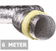 Geïsoleerde flexibele ventilatieslang - Ø80mm - Aluminium - Lengte 6 METER thumbnail