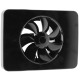Nedco Fresh Intellivent design badkamerventilator 2.0 - ZWART (330001)thumbnail