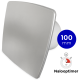 Pro-Design badkamer/toilet ventilator - MET TIMER (KW100T) - Ø100mm - RVS *Bold-Line*thumbnail