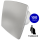 Pro-Design badkamer/toilet ventilator - TREKKOORD (KW100W) - Ø 100mm - RVS *Bold-Line*thumbnail