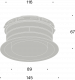 Pradovent - trim - Ø 125mm design ventiel (afvoer)thumbnail Pradovent - trim - Ø 125mm design ventiel (afvoer)thumbnail