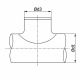 Zadelstuk met afdichtingsrubber op buis Ø 150mm met 90º aftakking Ø 125mmthumbnail